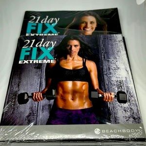Sealed 21 day fix extreme dvd and booklet